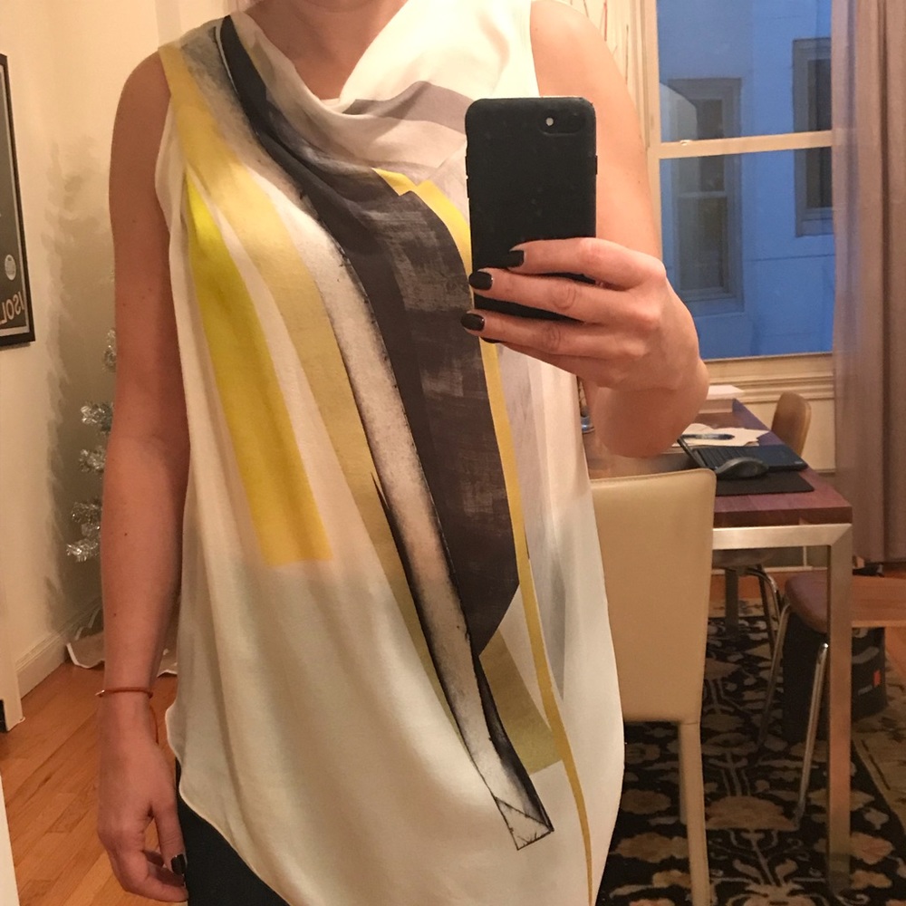 Helmut Lang silk top